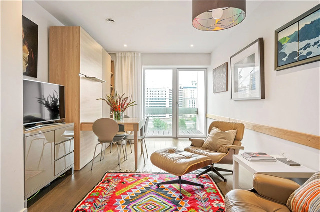 英国London 精美公寓 1卧1卫 位置优越 开放式布局 视野极佳